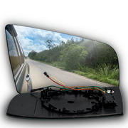 Right Sub Mirror for BMW 5 Series E61 (2005-2010) Heated, Single Curvature, with wire, 4-pin
