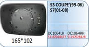 Right Sub Mirror for BMW 7 SERIES E67 (2001-2008) Heated, Double Curvature