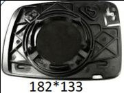 Right Sub Mirror for LAND ROVER RANGE ROVER L322 (2005-2012) Heated, Single Curvature
