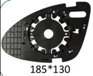 Right Sub Mirror for PORSCHE CAYENNE 92A (2010-2018) Heated Single Curvature