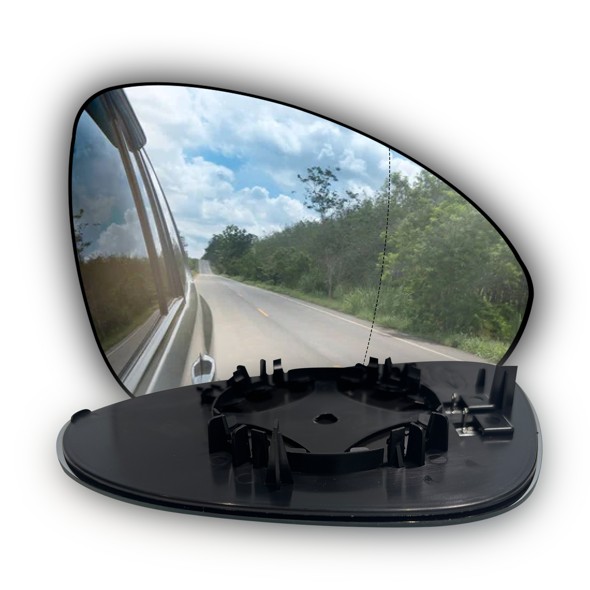 Right Sub Mirror for PORSCHE CAYENNE 9Y (2018) Heated, Double Curvature
