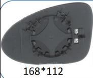 Right Sub Mirror for PORSCHE MACAN 95B (2014-2018) Heated, Double Curvature