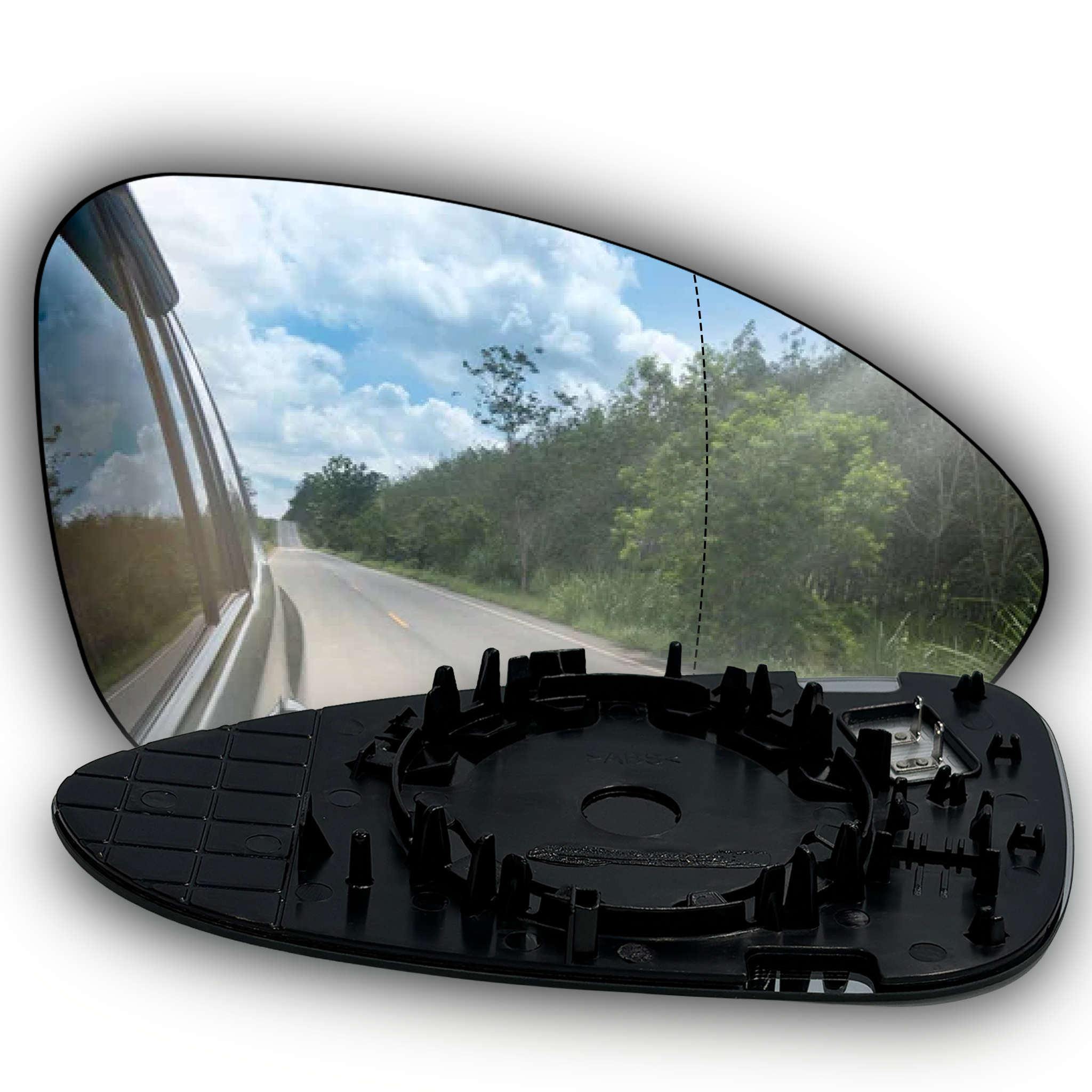 Right Sub Mirror for PORSCHE PANAMERA 971 (2017-2023) Heated, Double Curvature