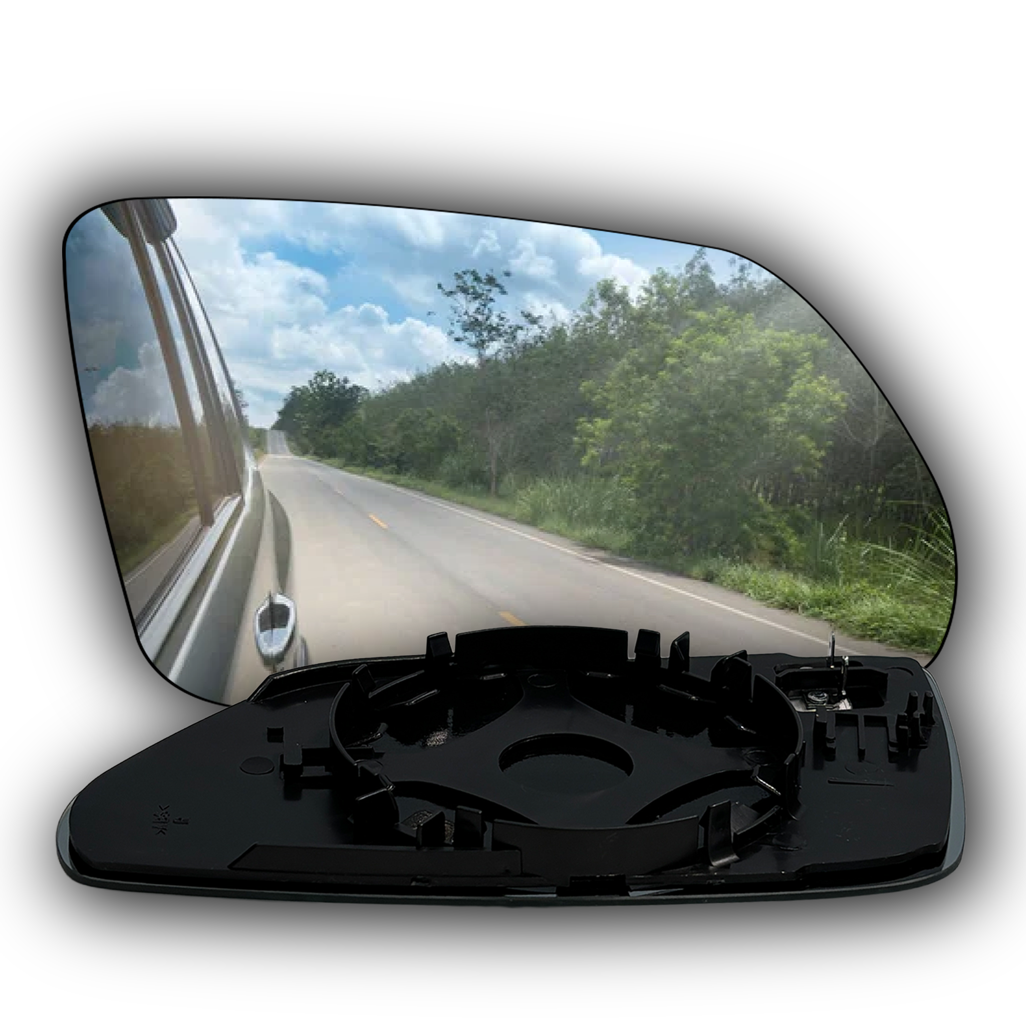 Right Sub Mirror for SKODA LAURA 1Z3 (2004-2013) Heated, Single Curvature