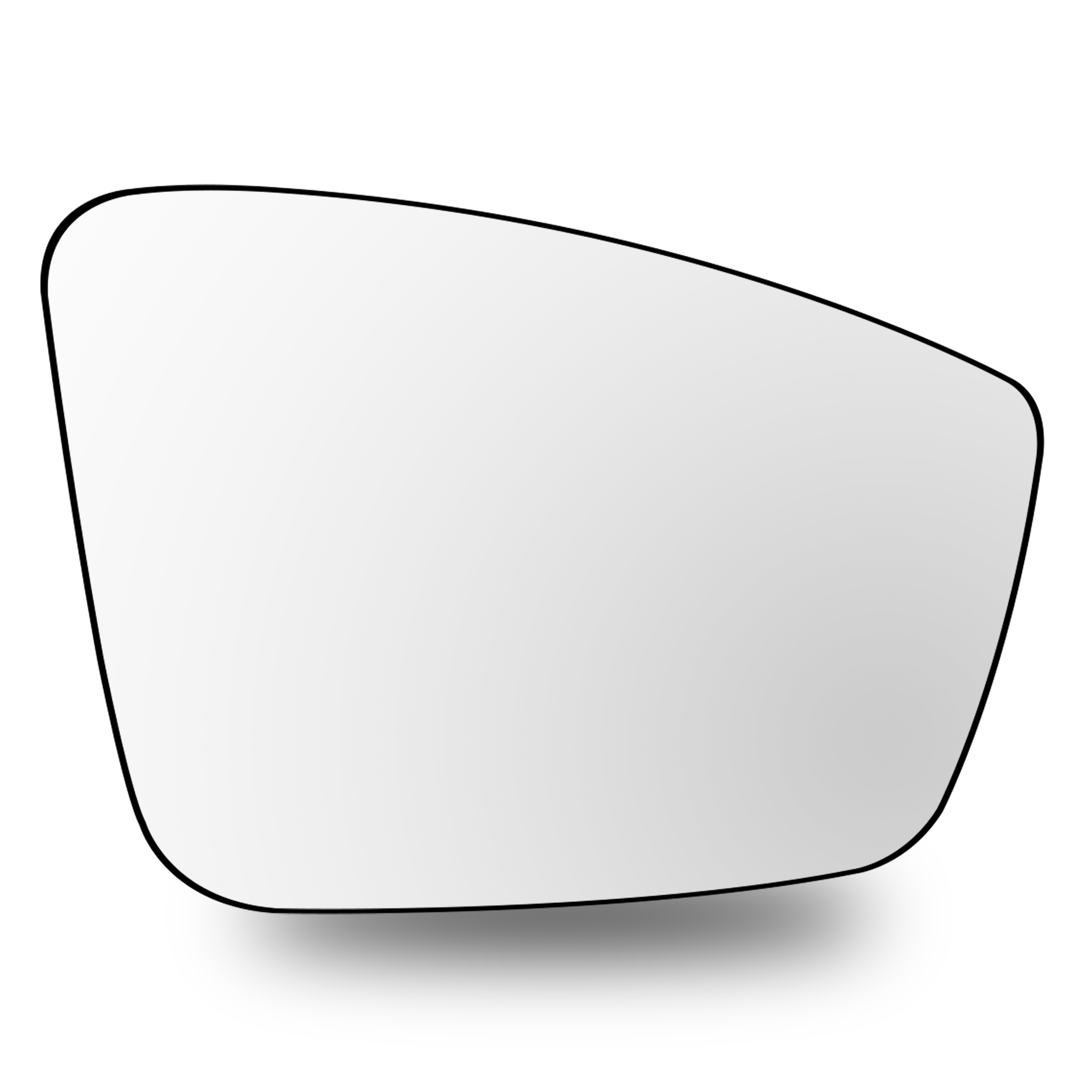 Right Sub Mirror for SKODA RAPID NA2 (2011-2019) Heated, Single Curvature