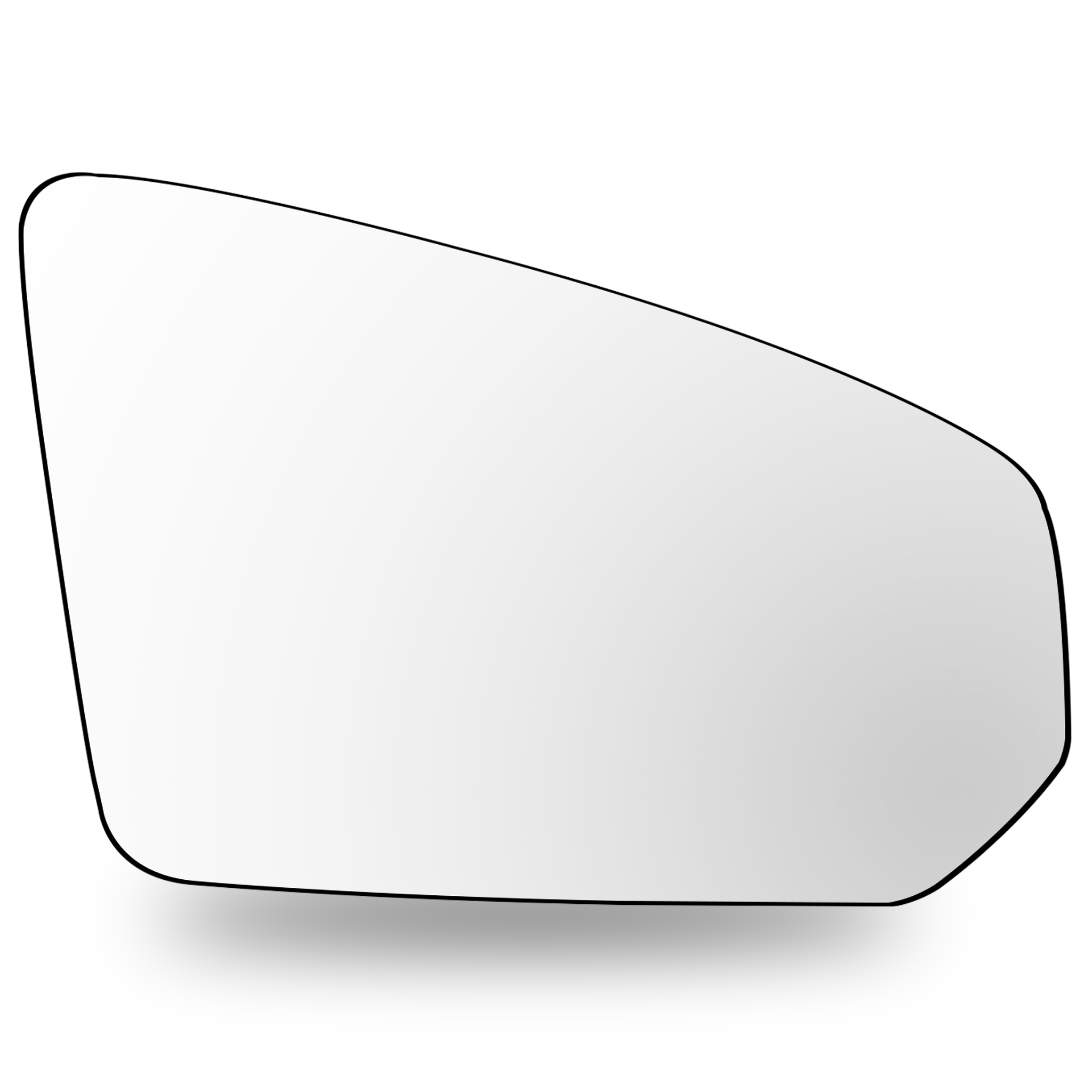 Right Sub Mirror for VOLVO V90 235 (2017-2020) Heated, Single Curvature