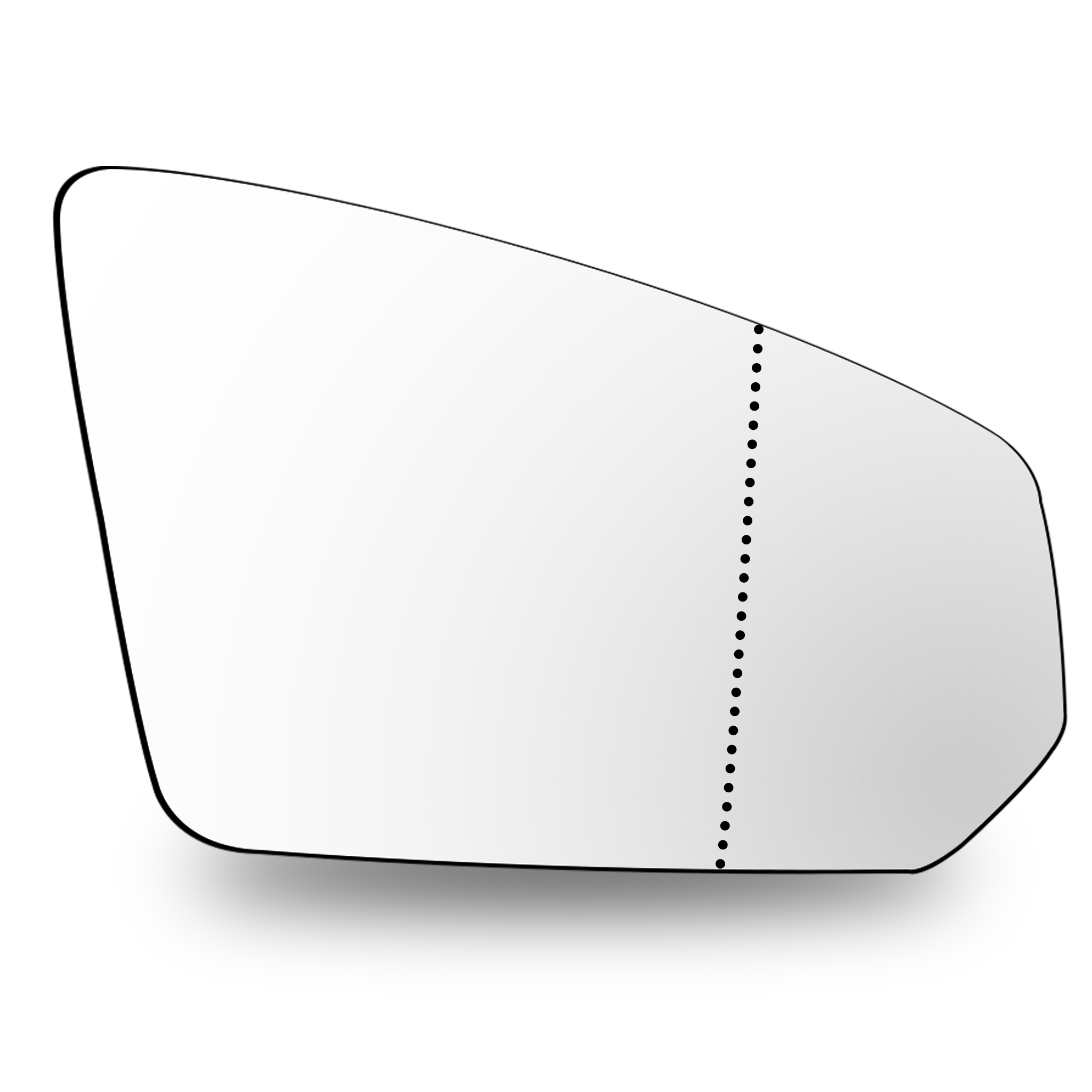 Right Sub Mirror for VOLVO V90 235 (2017-2020) Heated with Double Curvature