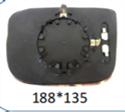 Right Sub Mirror for VOLVO XC60 156 (2010-2017) Heated, Double Curvature