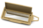 Right Sun Visor Mirror Model B for MERCEDES-BENZ C-CLASS W203 (2001-2007) in Yellow color