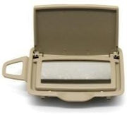 Right Sun Visor Mirror for MERCEDES-BENZ A-CLASS W176 (2013-2018) in Yellow color PC