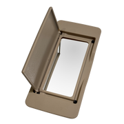Right Sun Visor Mirror for MERCEDES-BENZ C-CLASS W203 (2001-2007) in Beige color Model-A