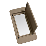 Right Sun Visor Mirror for MERCEDES-BENZ C-CLASS W203 (2001-2007) in Beige color Model-A