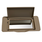 Right Sun Visor Mirror for MERCEDES-BENZ C-CLASS W203 (2001-2007) in Beige color Model-A