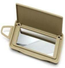 Right Sun Visor Mirror for MERCEDES-BENZ CLS C218 (2011-2017) in Beige color PC