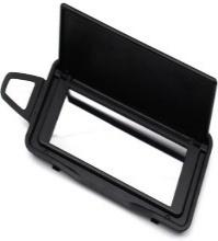 Right Sun Visor Mirror for MERCEDES-BENZ CLS C218 (2011-2017) in Black color PC