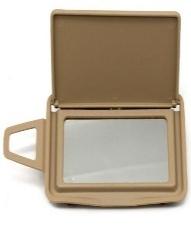 Right Sun Visor Mirror for MERCEDES-BENZ E-CLASS W211 (2002-2008) in Beige color PC
