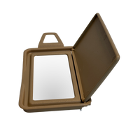 Right Sun Visor Mirror for MERCEDES-BENZ E-CLASS W211 (2002-2008) in Beige color PC