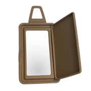 Right Sun Visor Mirror for MERCEDES-BENZ E-CLASS W211 (2002-2008) in Beige color PC