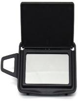 Right Sun Visor Mirror for MERCEDES-BENZ E-CLASS W211 (2002-2008) in Black color PC