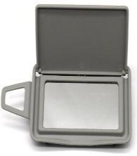 Right Sun Visor Mirror for MERCEDES-BENZ E-CLASS W211 (2002-2008) in Gray color PC