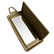 Right Sun Visor Mirror for MERCEDES-BENZ E-CLASS W212 (2009-2016) in Beige color PC