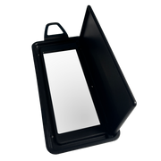 Right Sun Visor Mirror for MERCEDES-BENZ E-CLASS W212 (2009-2016) in Black color PC