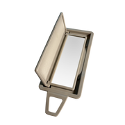 Right Sun Visor Mirror for MERCEDES-BENZ GLK-Class X204 (2010-2015) in Light Gray color PC