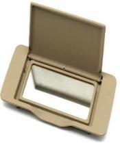 Right Sun Visor Mirror for MERCEDES-BENZ ML-CLASS W164 (2006-2012) in Beige color Model-A