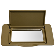 Right Sun Visor Mirror for MERCEDES-BENZ ML-CLASS W164 (2006-2012) in Yellow color Model-A