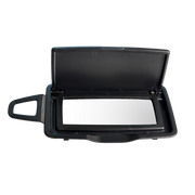 Right Sun Visor Mirror for MERCEDES-BENZ S-CLASS W222 (2013-2020) in Black color PC