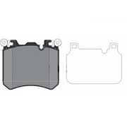 Buy Roadhouse Brake Pad Set For BMW X5 F15 2013-2018 Front Axle Disc Brake Pad of Roadhouse 21413.00