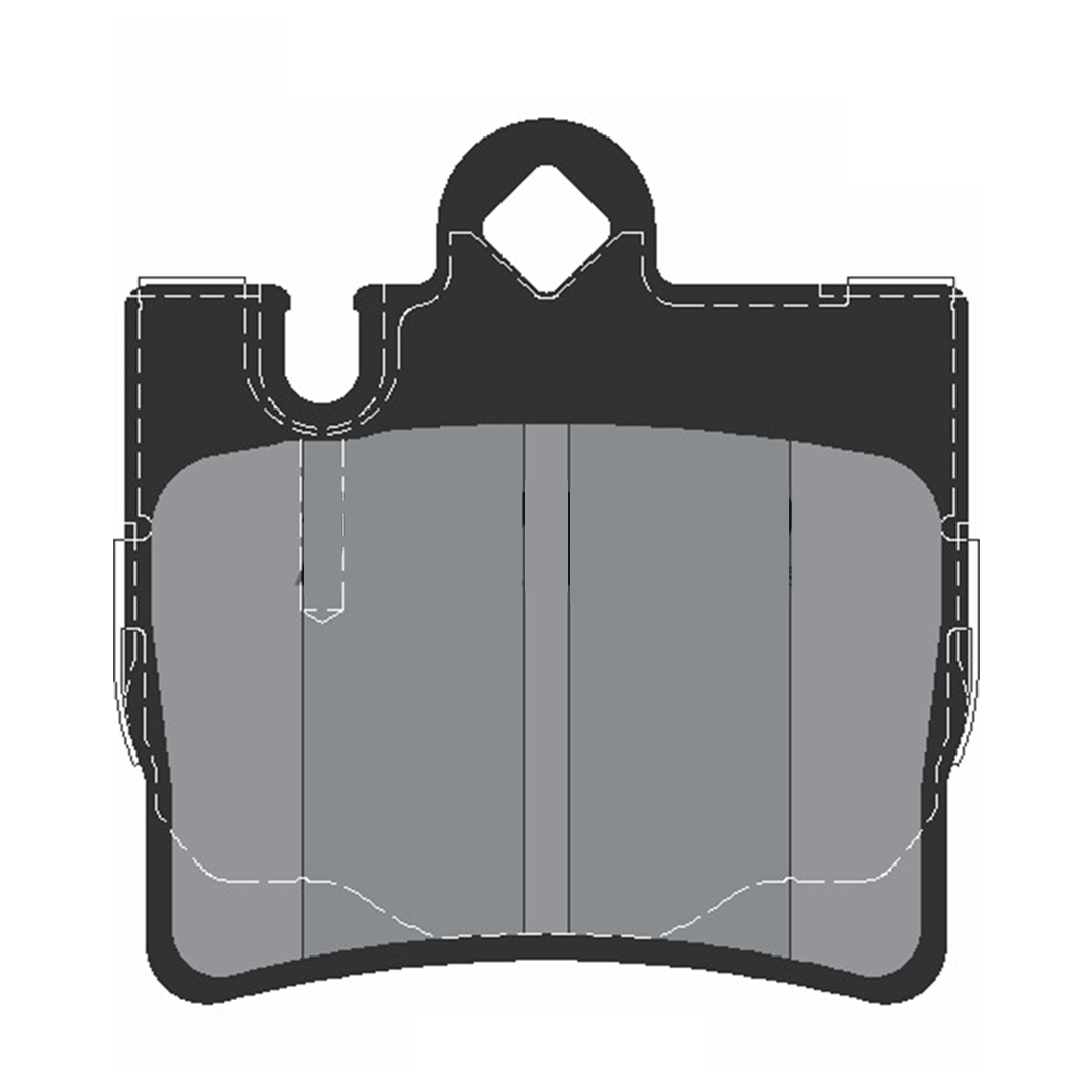 Buy Roadhouse Brake Pad Set For Mercedes Benz S Class W220 1998-2005 Rear Axle Disc Brake Pad of Roadhouse 2770.00