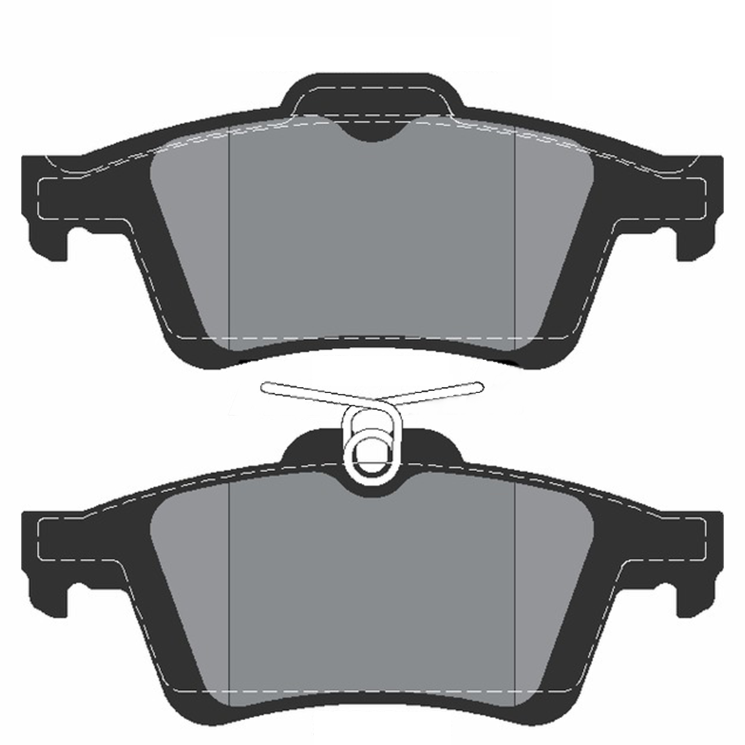 Buy Roadhouse Brake Pad Set For Volvo S40 II 2004-2012 Rear Axle Disc Brake Pad of Roadhouse 2842.70