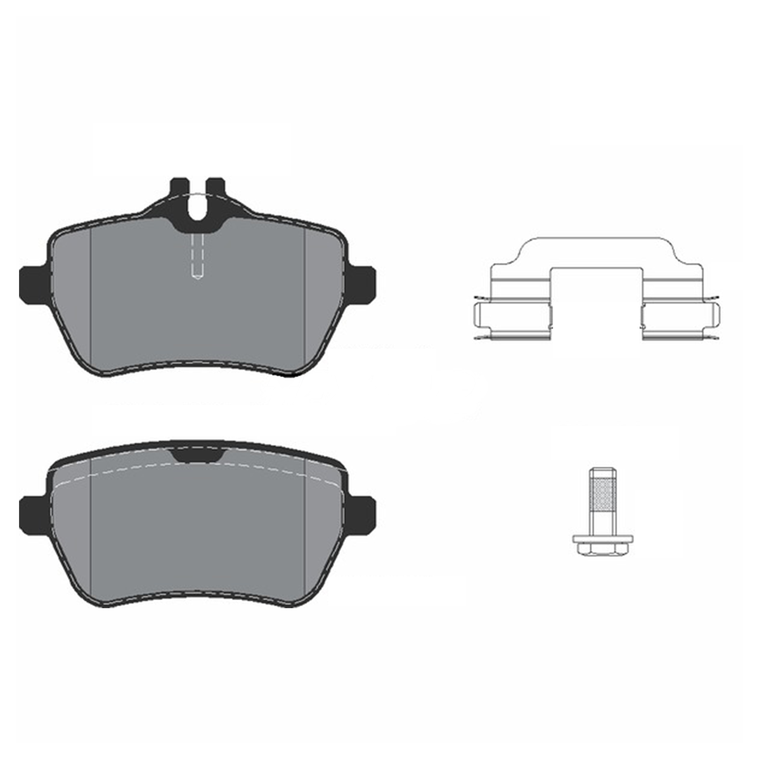Buy Roadhouse Brake Pad Set For Mercedes Benz S Class W222 2013-2020 Rear Axle Disc Brake Pad of Roadhouse 21535.00