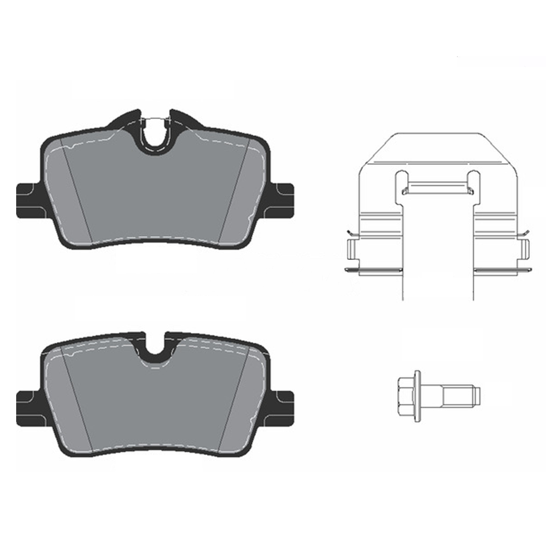 Buy Roadhouse Brake Pad Set For BMW 3 Series G20 2018-2024 Rear Axle Disc Brake Pad of Roadhouse 21873.00