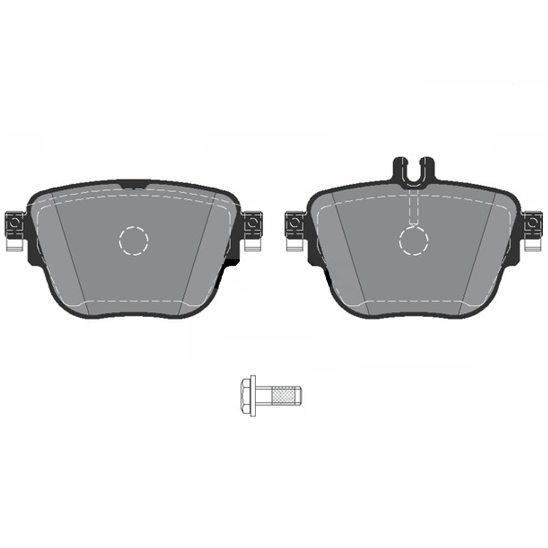 Buy Roadhouse Brake Pad Set For Mercedes Benz E Class W213 2016-2023 Rear Axle Disc Brake Pad of Roadhouse 21792.00