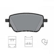 Buy Roadhouse Brake Pad Set For Mercedes Benz A Class W177 2018-2024 Rear Axle Disc Brake Pad of Roadhouse 21838.00