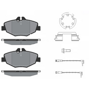 Buy Roadhouse Brake Pad Set For Mercedes Benz E Class W211 2002-2008 Front Axle Disc Brake Pad of Roadhouse 2990.02