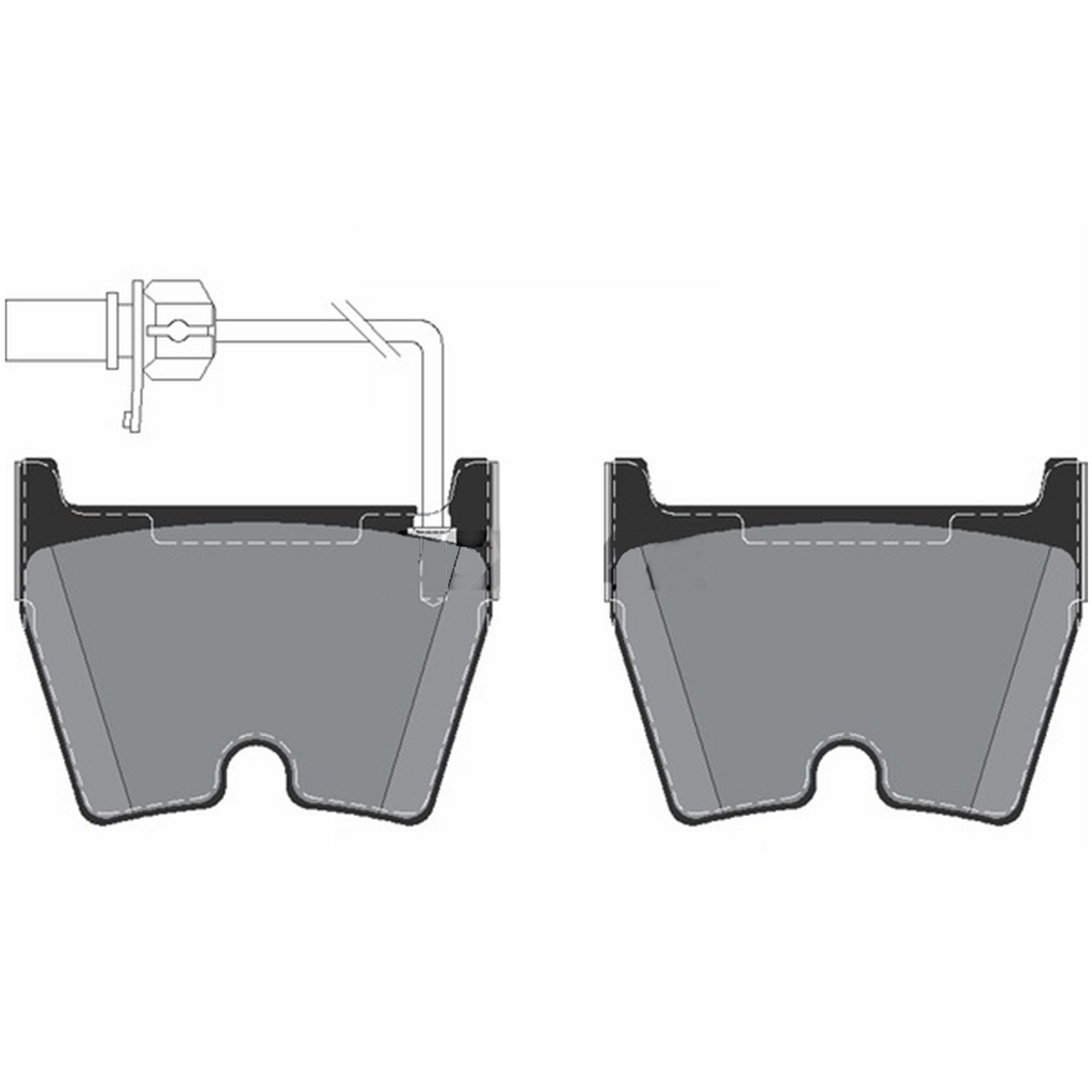 Buy Roadhouse Front Brake Pad Set For Audi R8 Coupe 2007-2015 ...