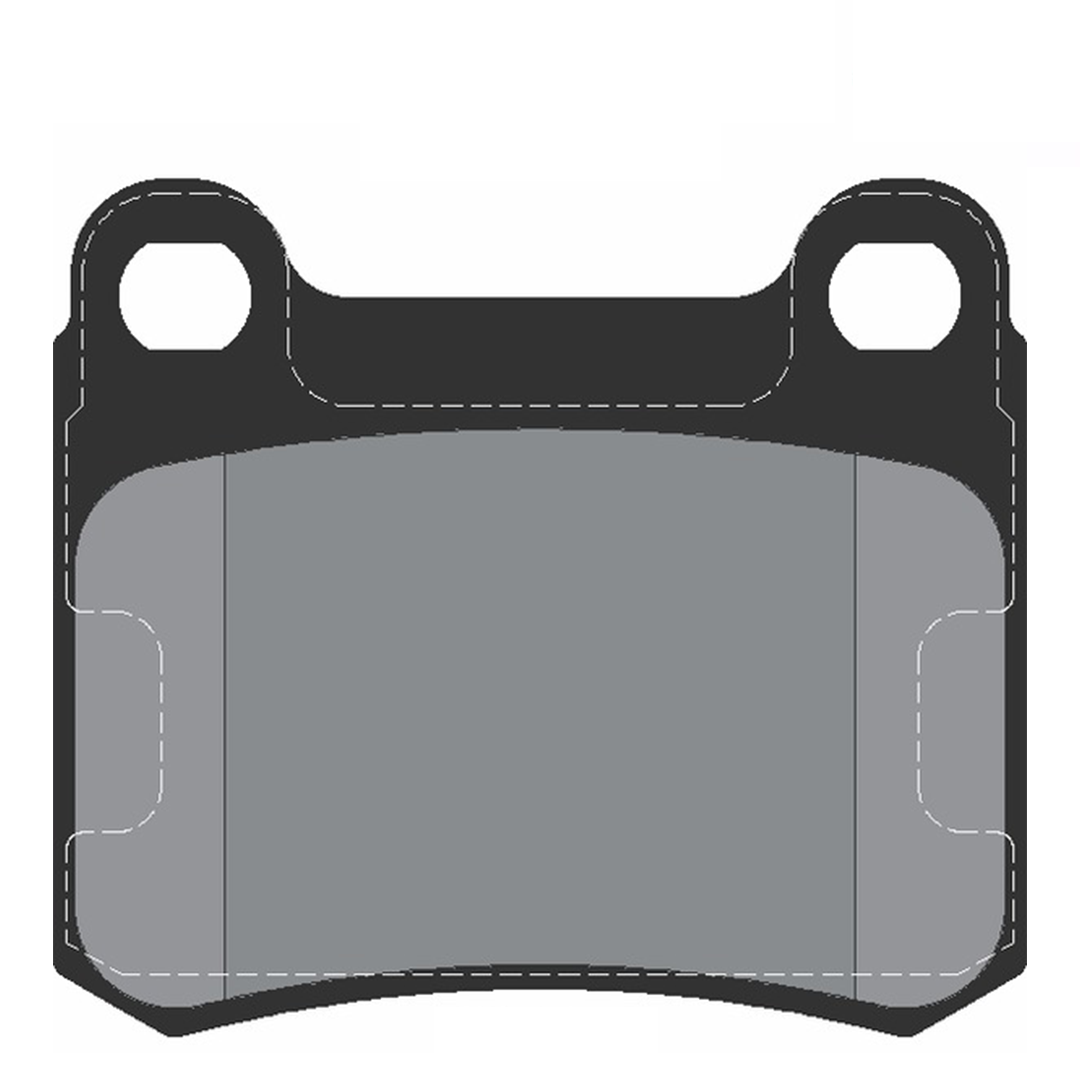 Buy Roadhouse Brake Pad Set For Mercedes Benz E Class W124 1993-1995 Rear Axle Disc Brake Pad of Roadhouse 2157.10