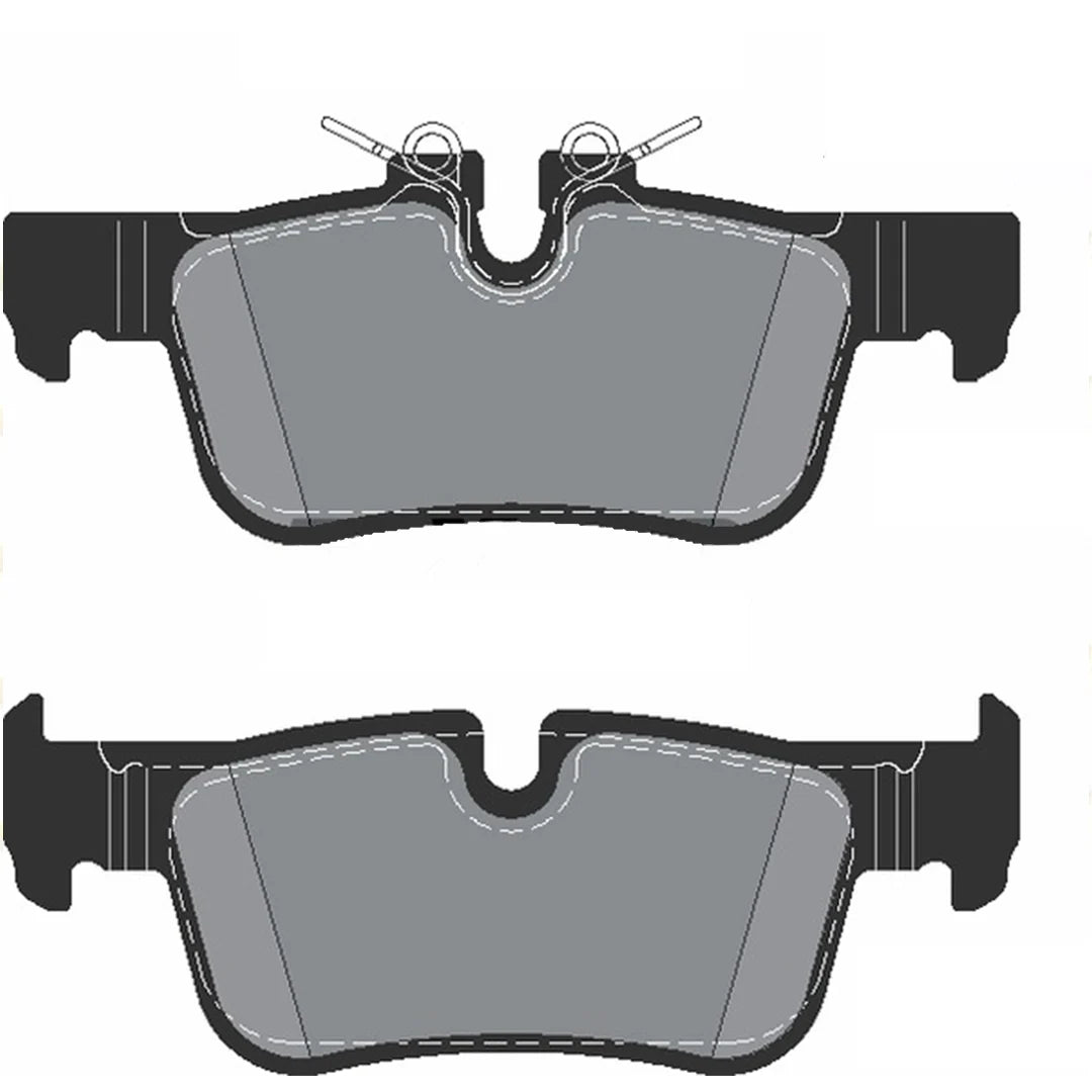 Front Brake Pads for BMW 5 Series F10 (2010-2016) Set of 4 Brake Pads for Rear Wheels (Without Sensor)-1