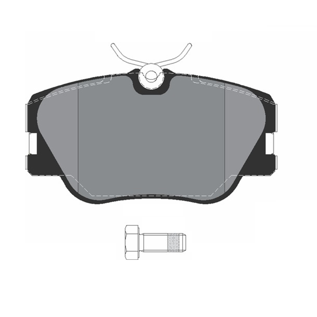 Buy Roadhouse Brake Pad Set For Mercedes Benz E Class W124 1993-1995 Front Axle Disc Brake Pad of Roadhouse 2189.02
