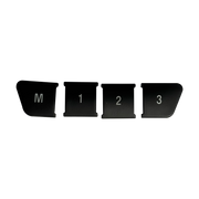 Seat Adjustment Switch for MERCEDES-BENZ ML-CLASS W166 (2012-2015) in Black color With Memory Set of 4