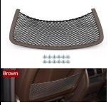 Seat Backrest Pocket Net Cover for MERCEDES-BENZ ML-CLASS W164 (2006-2012) in Brown color