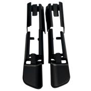 Seat Sliding Track Panel Set for BMW 7 SERIES G12 (2015-2022) in Black color
