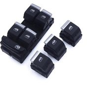 Single Power Window Switch for AUDI A4 8W2 (2016-2019) in Black color