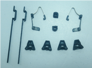 Slide Track Repair Kit Set for MERCEDES-BENZ S-CLASS W222 (2013-2020) 10 piece