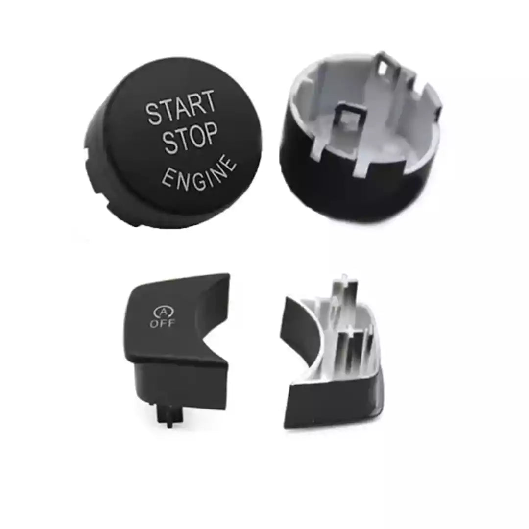 Start Stop OFF Button Set for BMW 2 SERIES F45 (2014-2021) in Black color PC and ABS