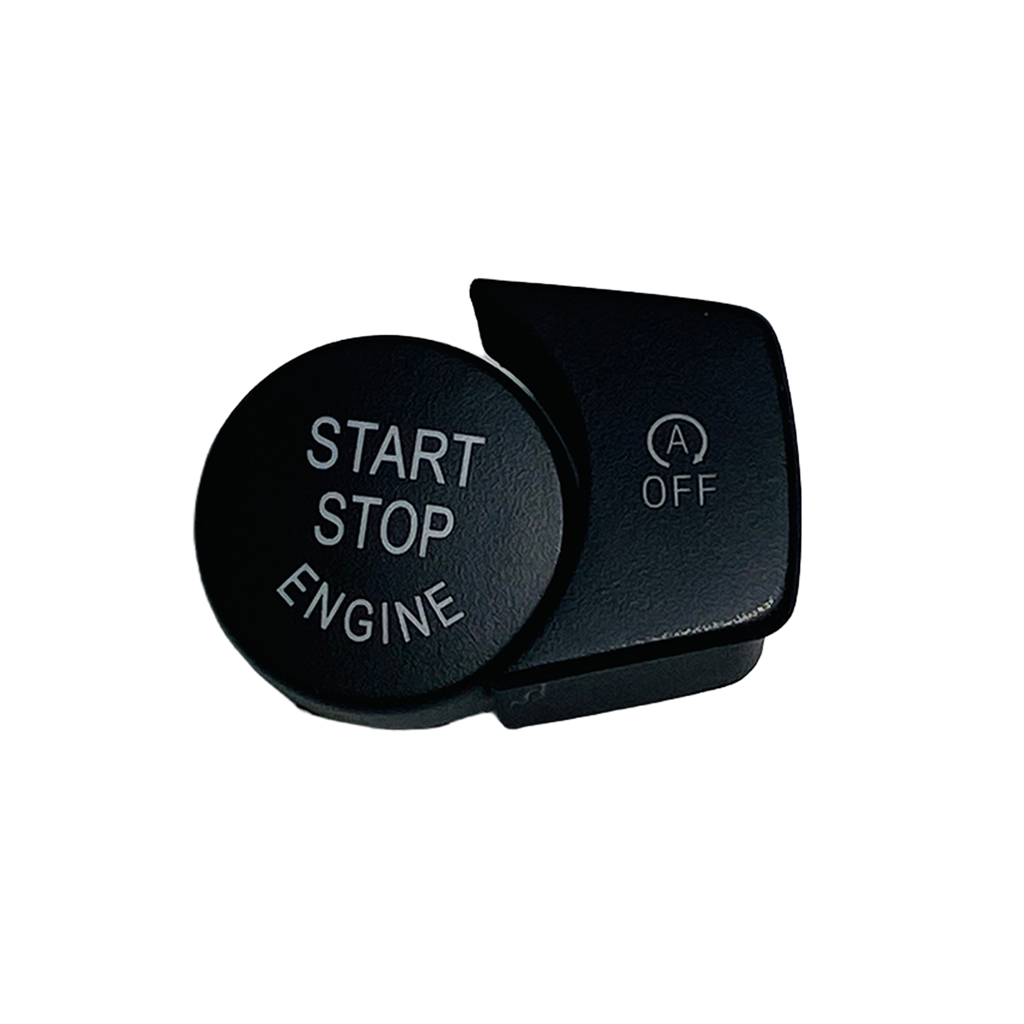 Start Stop OFF Button Set for BMW X1 F48 (2015-2022) in Black color PC and ABS