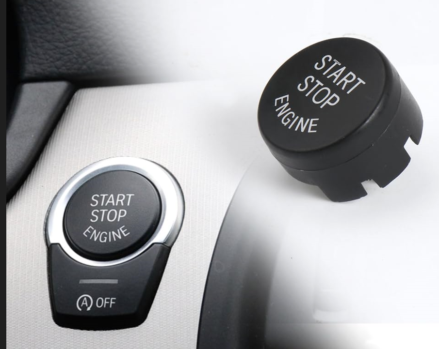 Start Stop Switch for BMW 7 SERIES F02 (2009-2015) in Black color New Model with PC and ABS